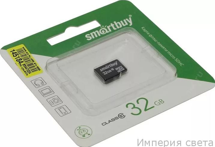 Карта памяти micro sdhc 32gb smartbuy class 10 uhs i adp